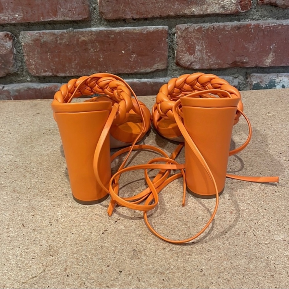 Schutz Orange Heels - image 3